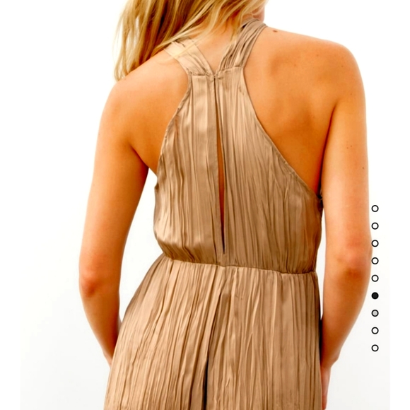 Zara Satin Effect Halter Jumpsuif - Picture 3 of 8